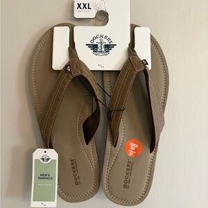 Dockers Men's Tan Sandals XXL